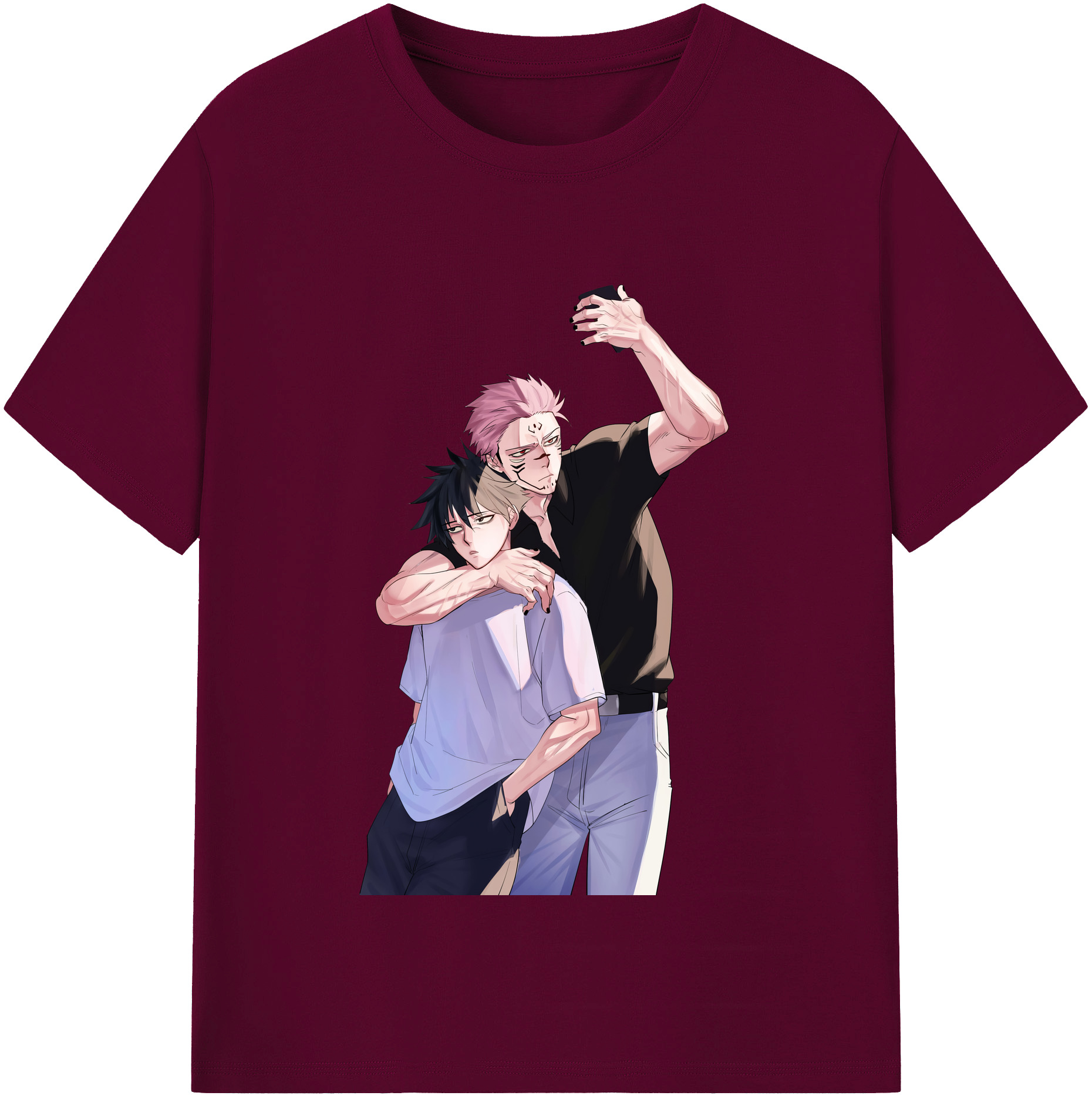 （画像用） 呪術廻戦 Jujutsu Kaisen レディースカジュアルプリントTシャツ（綿100％）
